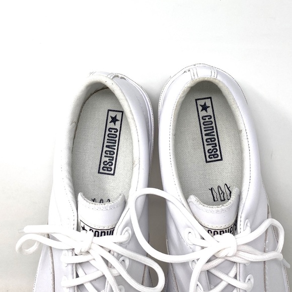 đź’–MEGA SALEđź’–Converse SkidGrip Shoes Womens CVO OX White Leather Casual 168913C - Picture 9 of 10